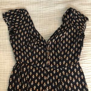 Urban Outfitters Malena Button-Down Midi Dress